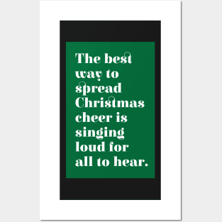 Elf Christmas Quote Posters and Art